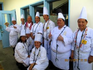 Culinary students and teachers