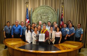 Governor Ige and Corrections Staff