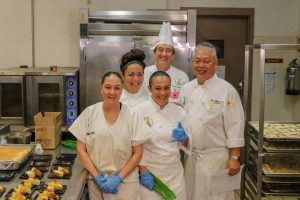 Culinary students and teachers